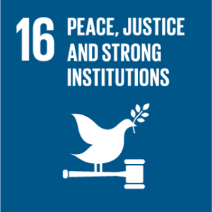 16 Peace Justic and Strong Institutions